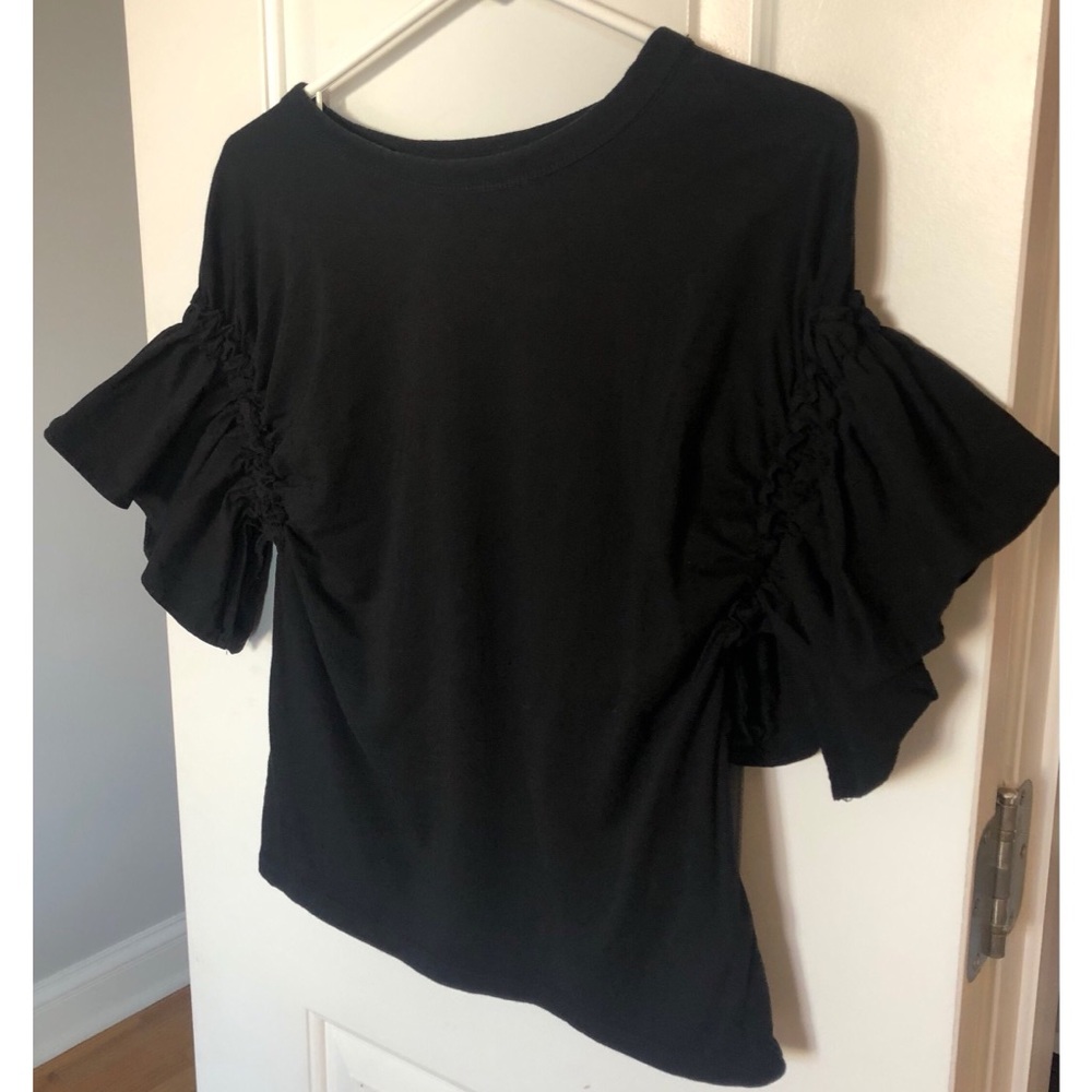 H&M Ruffle Sleeve Crop - Picture 7 of 10